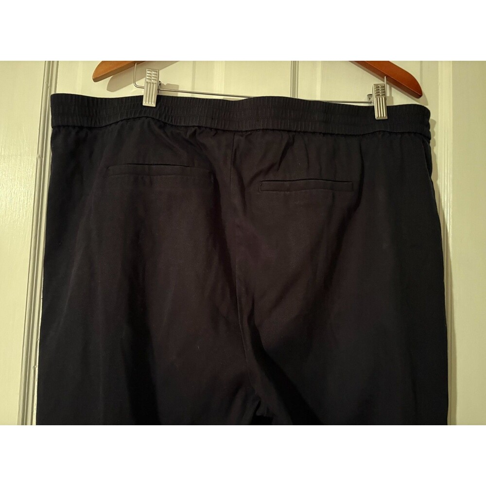 Liverpool Los Angeles Drawstring Wide Leg Pants Women's Size 18 Black - Picture 4 of 6